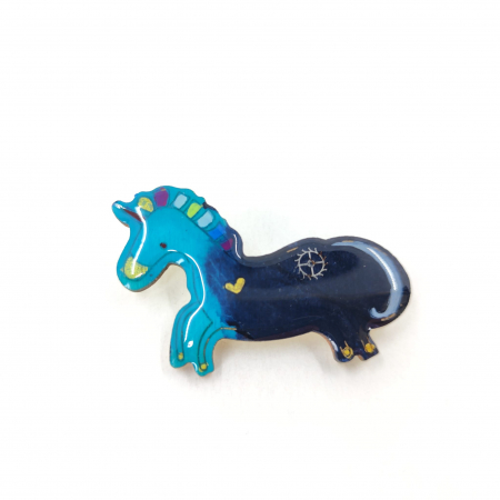 Broșe - Brosa Lemn Baby Unicorn