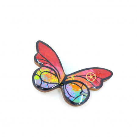 Brosa LEMN Butterfly Reddish [1]