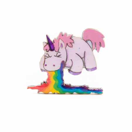Power of Colour - Brosa Lemn Unicorn - Spit the RAINBOW