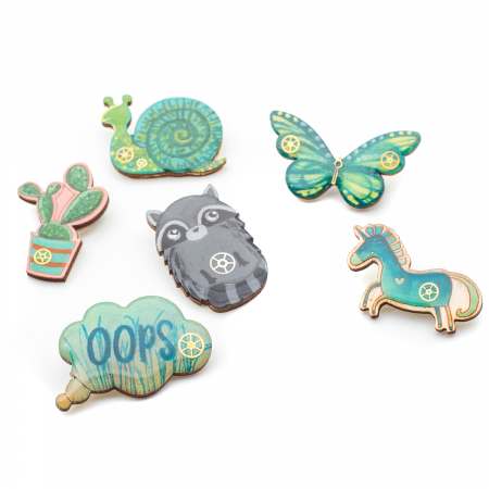 Brosa GREEN BUTTERFLY [2]