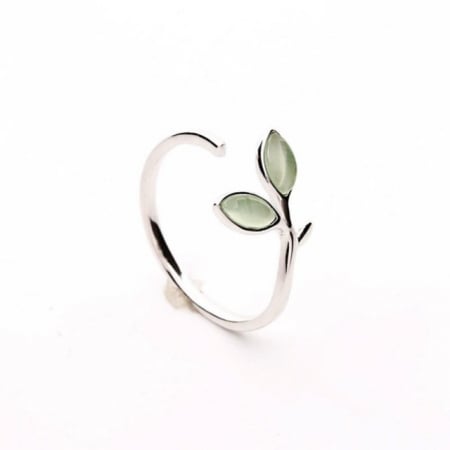 Inel Argint 925 'Opal Leaf' [2]