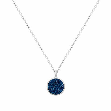 Colier Deep Blue Argint 925 Cristal Albastru Colectie Bijuterii Femei Romania ArtMyWay [3]