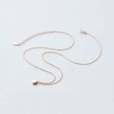 Colier LUDIC - Argint 925 placat cu Aur Roz [3]
