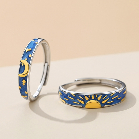 Inel Argint 925 - Moon & Blue Sky [2]