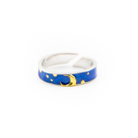 Inel Argint 925 MOON - Van Gogh ' Soarele & Luna ' [1]