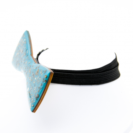 Papion Turquoise Lemn Statement [3]