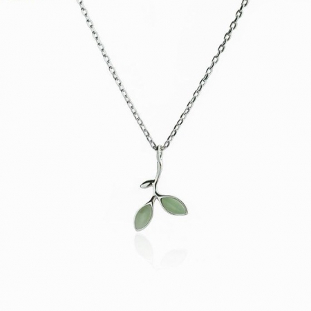 Colier Argint 925 'Opal Leaf' [1]