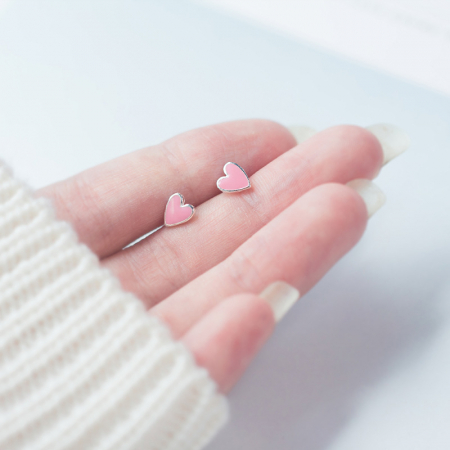Set Cercei PINKY HEART - Argint 925 [3]