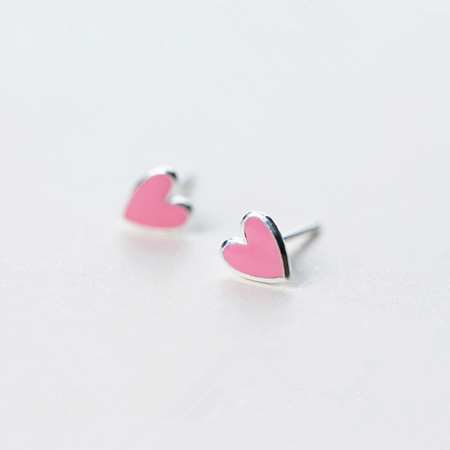 Cercei - Set Cercei PINKY HEART - Argint 925