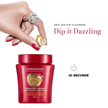 Solutie curatare bijuterii aur platina diamante Connoisseurs - Red Jar Collection [3]