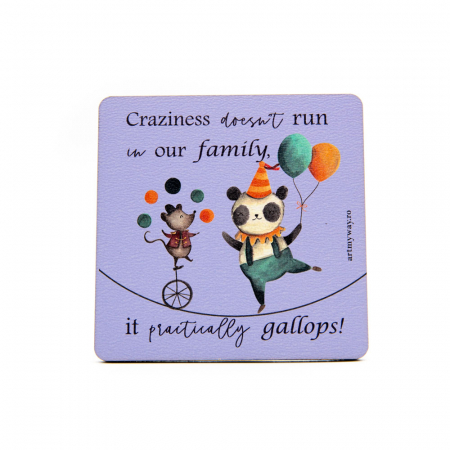 Suport Pahar - Suport pahar CRAZY FAMILY