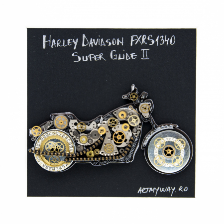 Tablou Harley Davidson Super Glide II - Colectia Born to Ride [2]