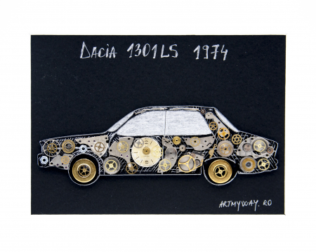 Tablou Dacia 1301LS 1974 - Colectia ART my Cars [1]