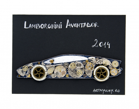 Tablou Lamborghini Aventador 2014  Colectia ART my Cars [1]