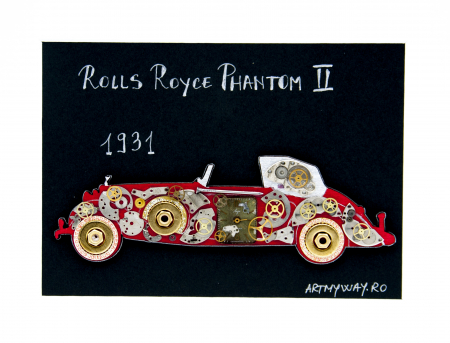 Tablou Rolls Royce Phantom II 1931  Colectia ART my Cars [2]