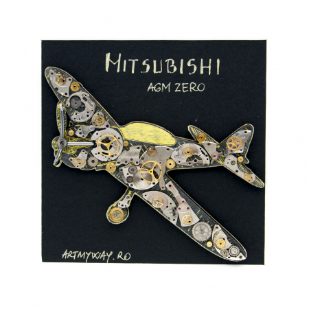 Tablou Mitsubishi A6M Zero - Avion WWII - SteamWall [1]