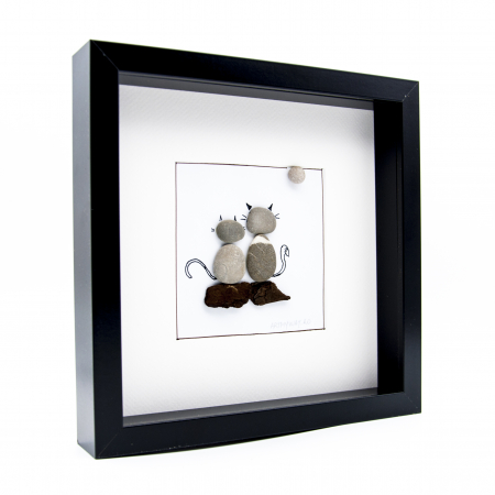Tablou ZEN Cats - Colectia Pebble Art [1]