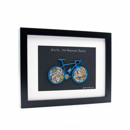 Tablou Bicicleta Albastra  - Colectia SteamWall [1]