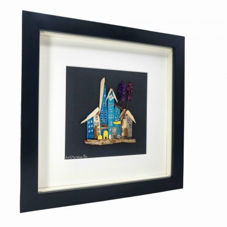 Tablou Living in the City - Colectia Pebble Art [3]