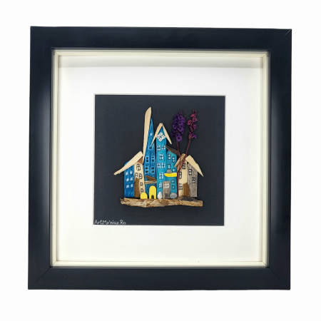 Tablou Living in the City - Colectia Pebble Art [2]