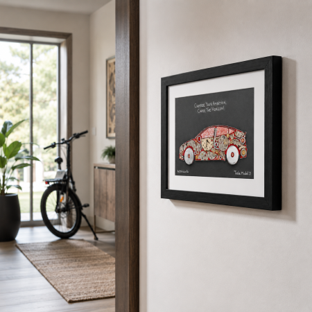 Tablou Tesla Model Y Charge Your Ambition Chase The Horizon [2]