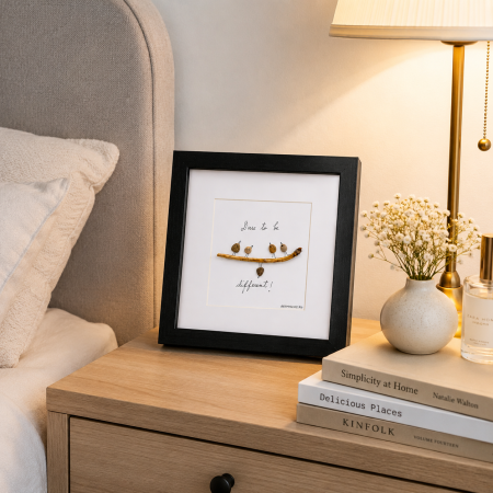 Tablou Dare to Be Different pietricele Pebble Art motivational ArtMyWay [1]