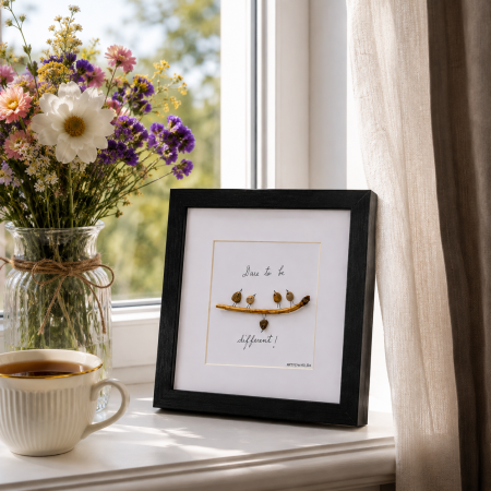 Tablou Dare to Be Different - Colecția Pebble Art | Artă Handmade Motivațională