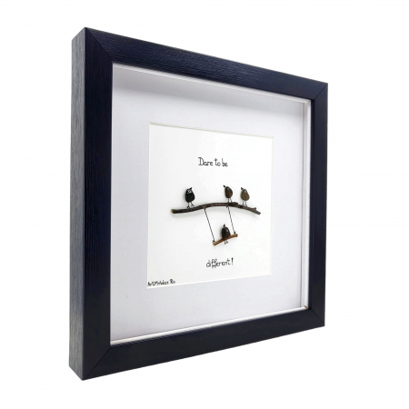 Tablou Dare to be Different (v2) - Colectia Pebble Art [1]