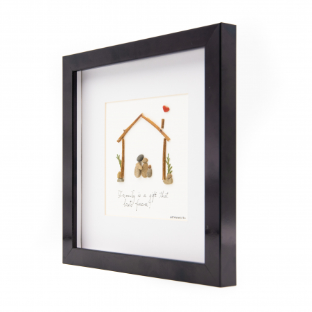 Tablou FAMILY FIRST - Colectia Pebble Art [2]