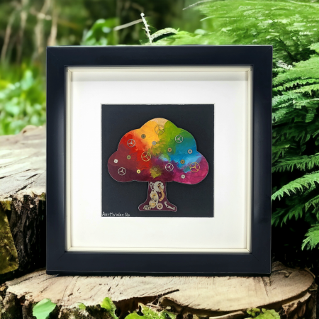 Bărbați - Tablou Rainbow Tree - Colectia SteamWall