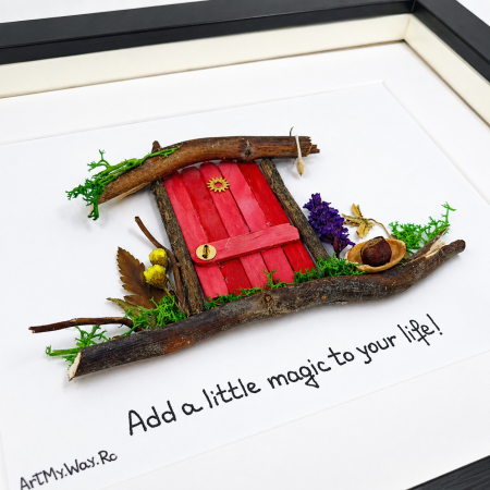 Tablou Add a Little Magic to Your Life usa de zane elemente naturale Pebble Art ArtMyWay [2]