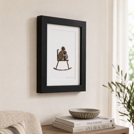 Tablou Pebble Art Crazy Little Thing Called Love Pietre Naturale Rau Handmade ArtMyWay Romania [1]