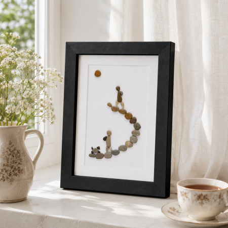 Tablou Handmade Keep Walking - Colecția Pebble Art | Continuă să Mergi - Mereu | ArtMyWay