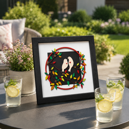 Tablouri - Tablou Rainbow Tree Copacul Curcubeului Handmade SteamWall Piese Ceas ArtMyWay Romania