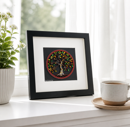 Tablou Handmade Tree of Life - Copacul Vieții - Colecția SteamWall | Simbolul Etern al Armonieid Universale | ArtMyWay