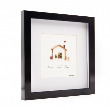 Tablou HOME SWEET HOME - Colectia Pebble Art [2]