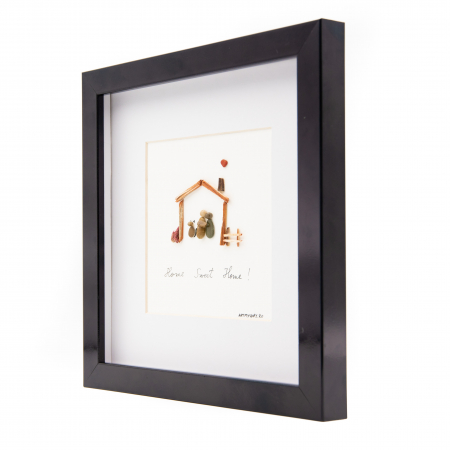 Tablou HOME SWEET HOME - Colectia Pebble Art [1]