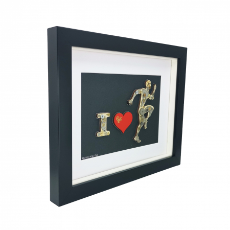 Tablou ' I LOVE RUNNING ' - Colectia BornToRide [2]