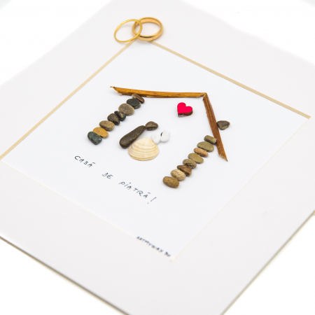 Tablou ' Marry me ' - Colectia Pebble Art [1]