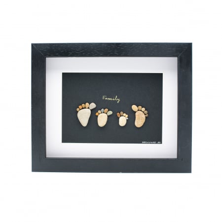 Colecții - Tablou My Family 4- Colectia Pebble Art