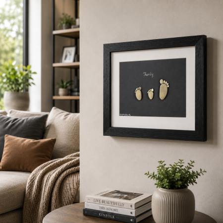 Tablou My Family familie pietricele naturale Pebble Art ArtMyWay [1]