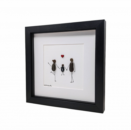 Tablou Our Family 3 - Colectia Pebble Art [1]