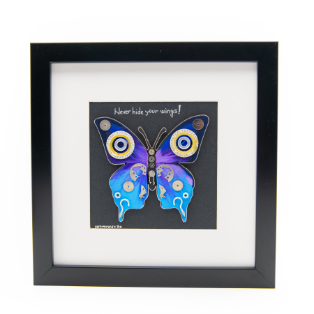 Tablou Fluture ' Never Hide Your Wings ' - Colectia SteamWall