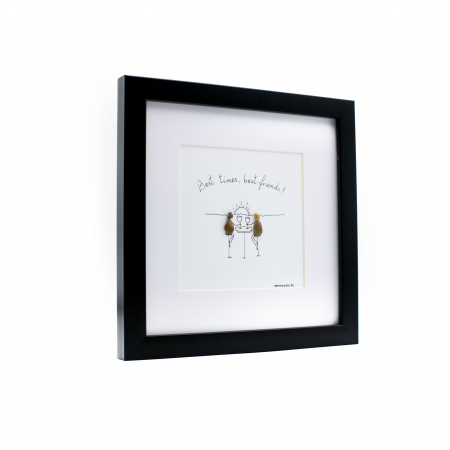 Tablou Best Friends  - Colectia Pebble Art [1]