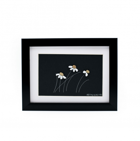 Pebble Art - Tablou Windy Days - Negru - Colectia Pebble Art