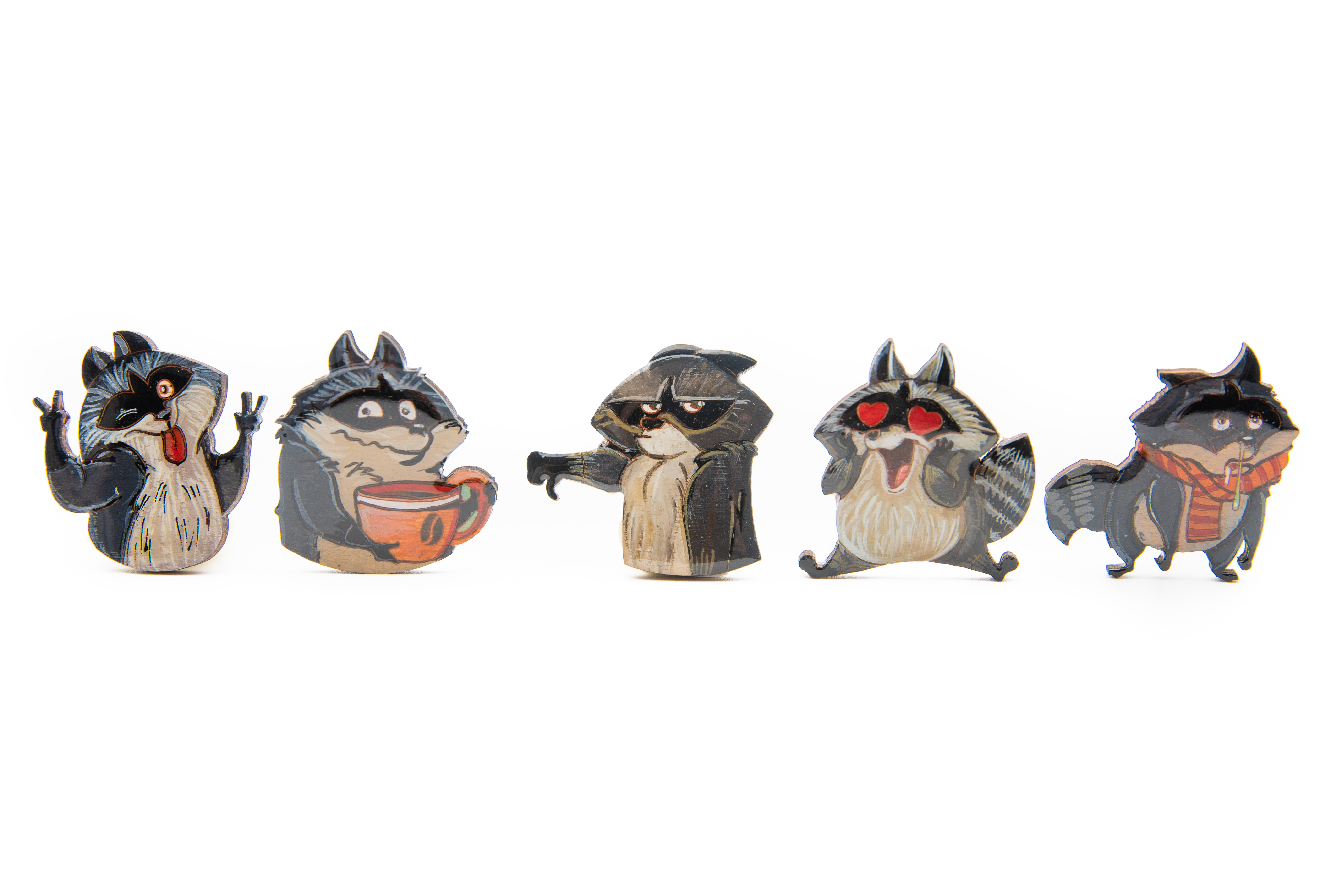 Brosa Lemn  Raccoon IN LOVE [2]