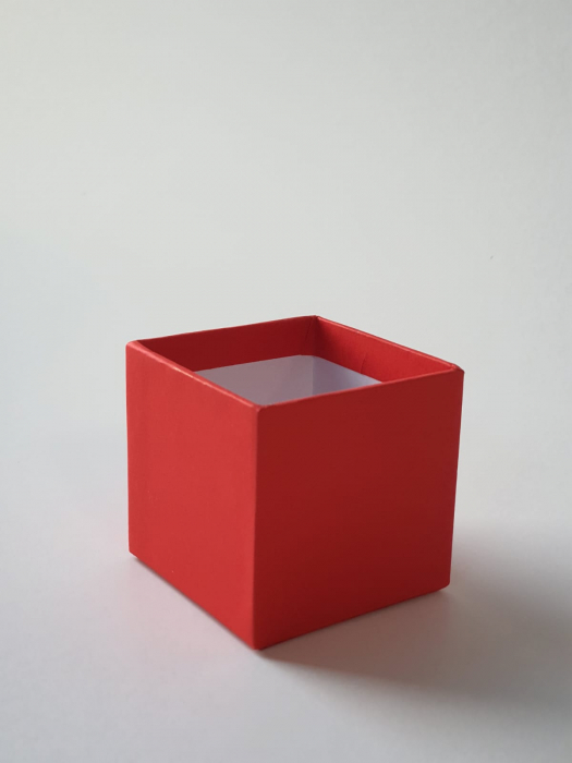 60x60x60 mm h, cutie hartie, fara capac - set 25 buc. [3]