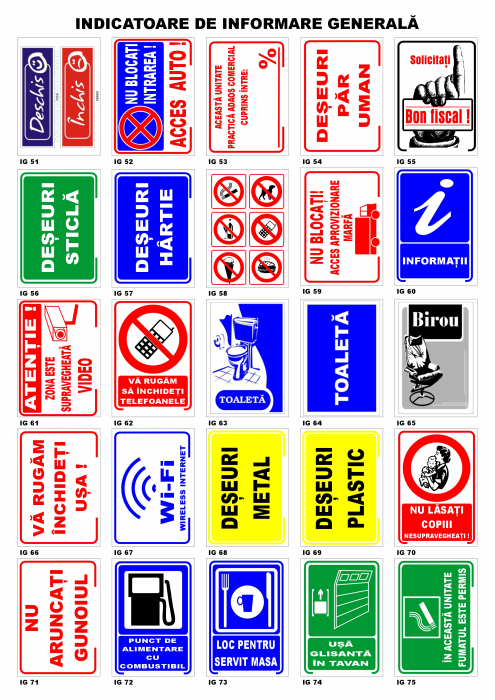 AUTOCOLANTE DE INFORMARE GENERALA [3]