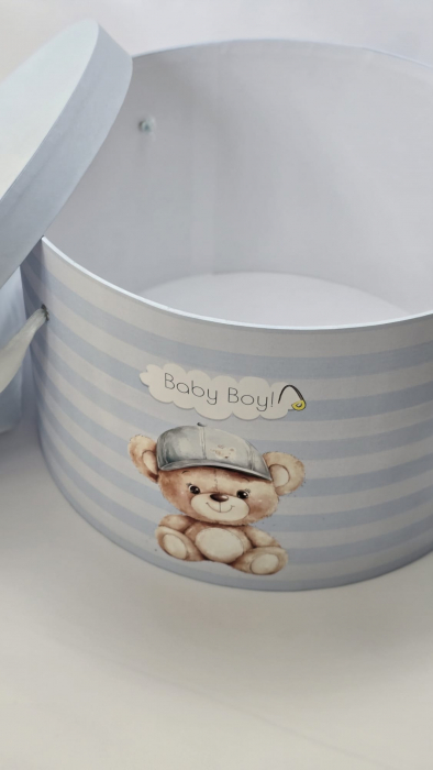 Cutie pentru trusou botez - 400x250 h - model BABY BOY [2]