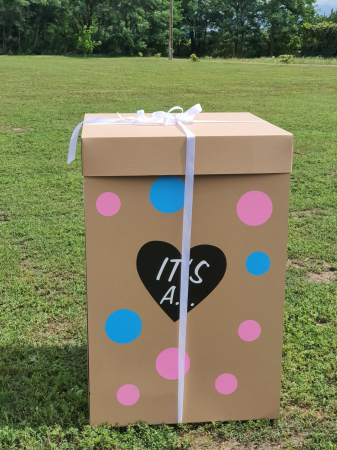 CUTII CU AUTOFORMARE - Cutie cu capac ,,Baby reveal”